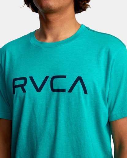 6 Big RVCA Tee Blue M420VRBI RVCA