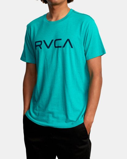 4 Big RVCA Tee Blue M420VRBI RVCA