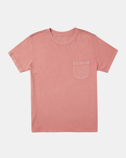 0 PTC II Pigment Tee Red M437VRPT RVCA