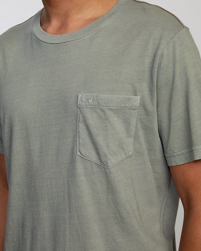 4 PTC II Pigment Tee Green M437VRPT RVCA