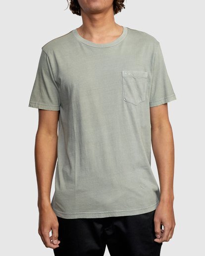 0 PTC II Pigment Tee Green M437VRPT RVCA