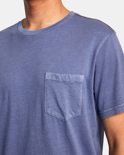 5 PTC II Pigment Tee Blue M437VRPT RVCA