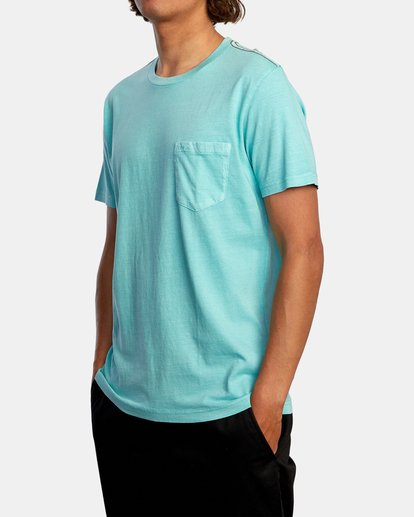 4 PTC II Pigment Tee Blue M437VRPT RVCA