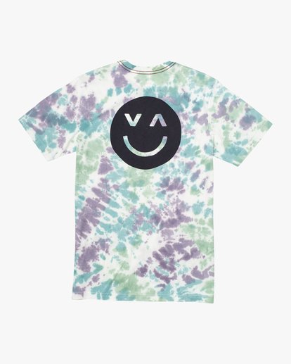 RVCA Mens Happy Sad Tie Dye T-Shirt