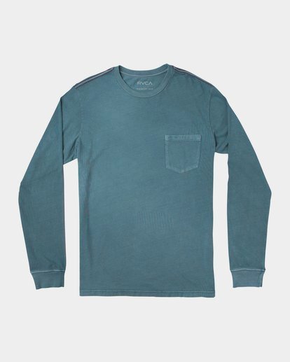 0 PTC Pigment Long Sleeve Tee Purple M467TRPT RVCA