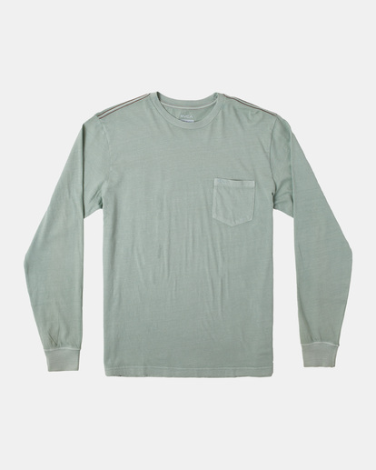 0 PTC Pigment Long Sleeve Tee Green M467TRPT RVCA
