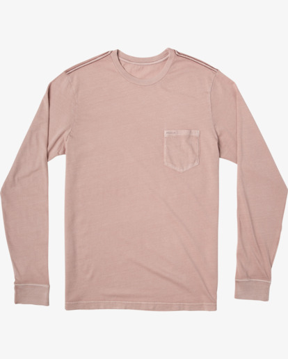 0 PTC Pigment Long Sleeve Tee Grey M467TRPT RVCA