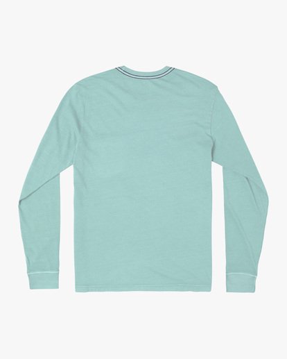 1 PTC Pigment Long Sleeve Tee Blue M467TRPT RVCA