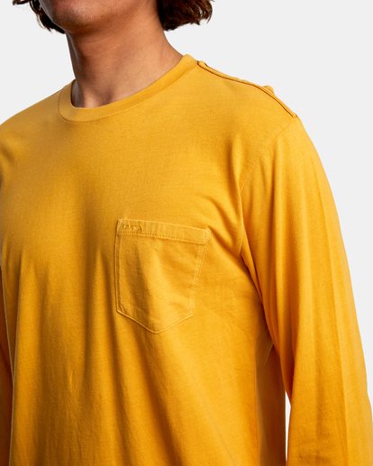 6 PTC Pigment Long Sleeve Tee Multicolor M467TRPT RVCA