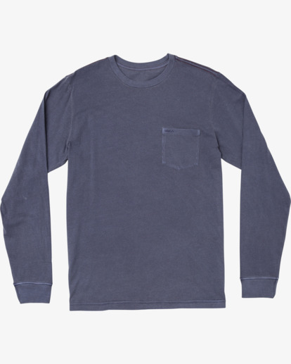 1 PTC Pigment Long Sleeve Tee Grey M467TRPT RVCA