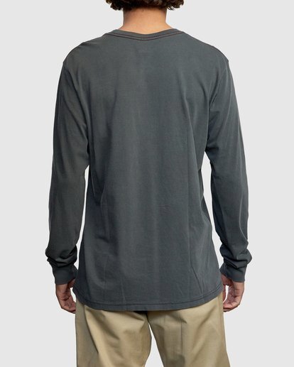 2 PTC Pigment Long Sleeve TEE Black M467TRPT RVCA