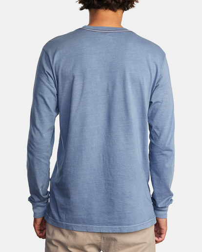 3 PTC Pigment Long Sleeve Tee Grey M467TRPT RVCA