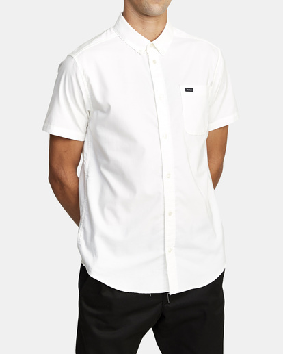 5 That'll Do Stretch Button-Up Shirt White M501VRTD RVCA