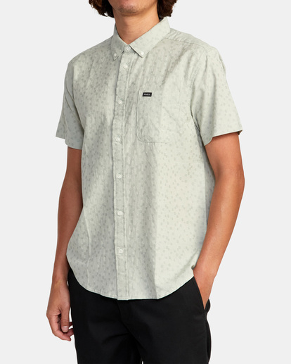 4 That'll Do Dobby Short Sleeve Shirt Blue M503VRDD RVCA