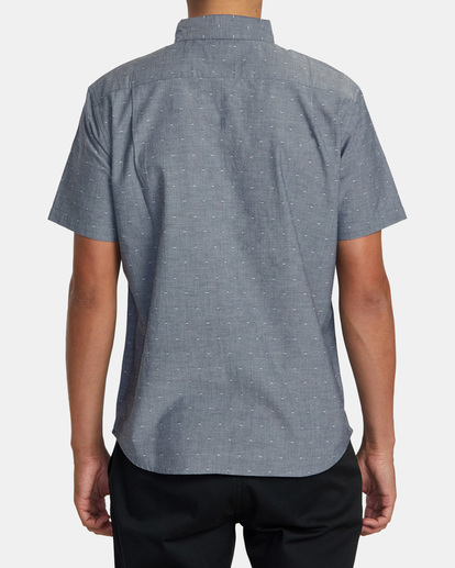1 That'll Do Dobby Button-Up Shirt Blue M503VRDD RVCA