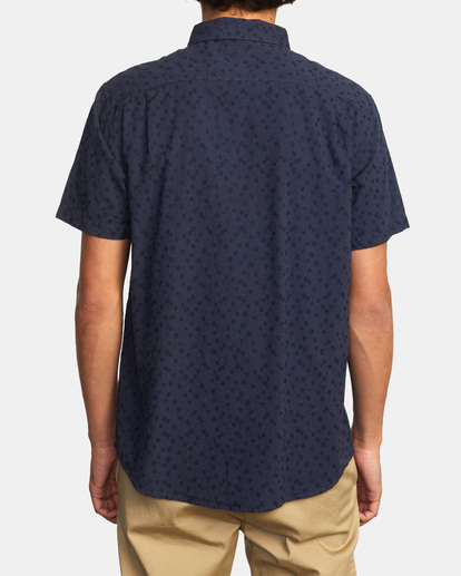 2 That'll Do Dobby Short Sleeve Shirt Blue M503VRDD RVCA