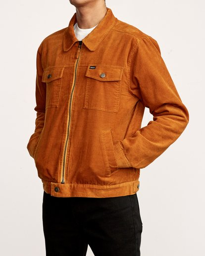 Rvca daggers cord hot sale sherpa jacket