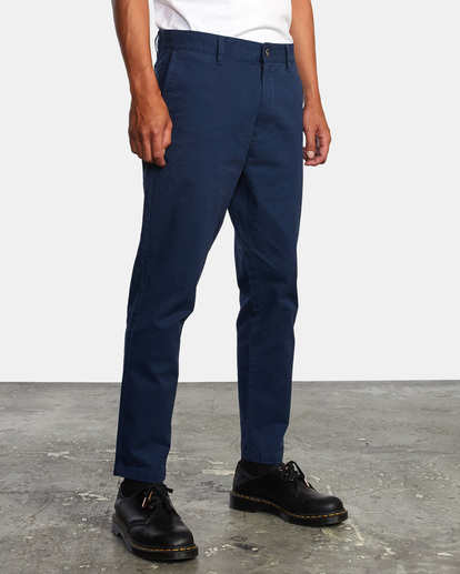 6 HITCHER PANT Blue ME303HIT RVCA