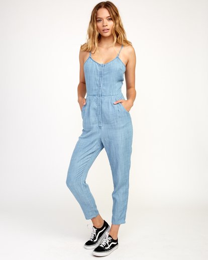 Chambray Denim Jumpsuit