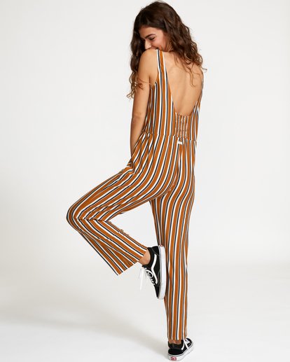 striped jumpsuit