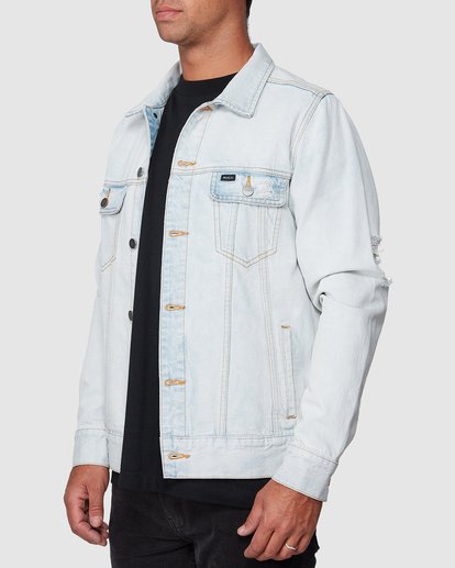 RVCA DISTRESSED DENIM JACKET | RVCA