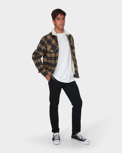 Daggers Plaid Sherpa Jacket | RVCA