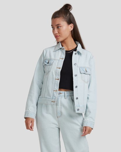 Rvca on sale jean jacket