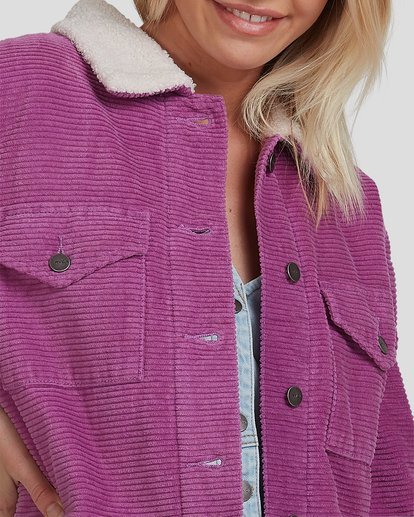 Avec les filles hot sale sherpa trim corduroy jacket