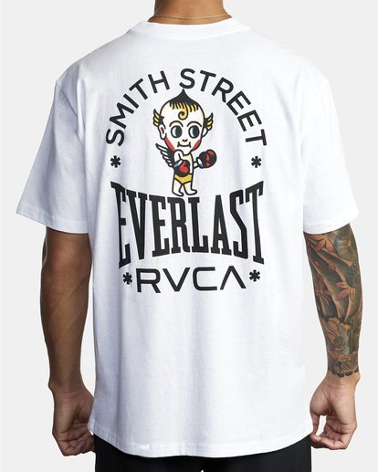 EVERLAST X SMITH STREET BIG ANGEL SHORT SLEEVE TEE | RVCA