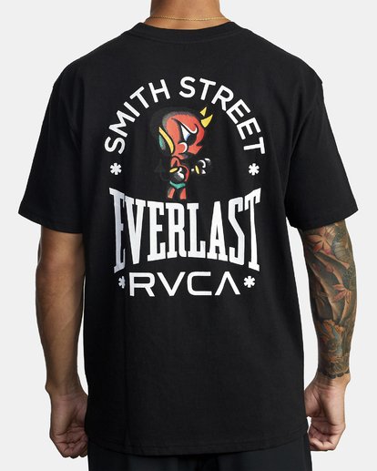 EVERLAST X SMITH STREET BIG DEVIL SHORT SLEEVE TEE | RVCA