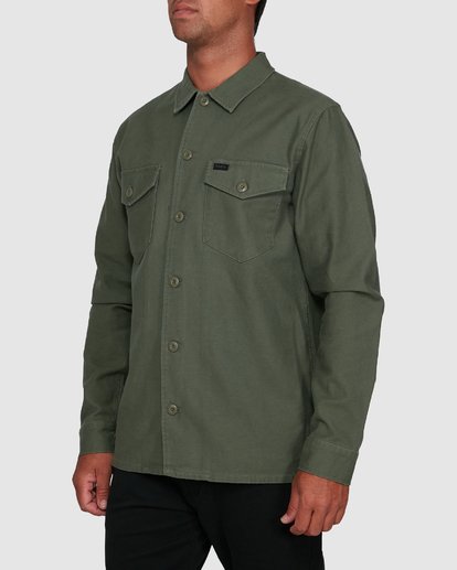 Rvca officers hot sale shirt jacket