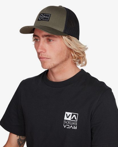 rvca platform trucker hat