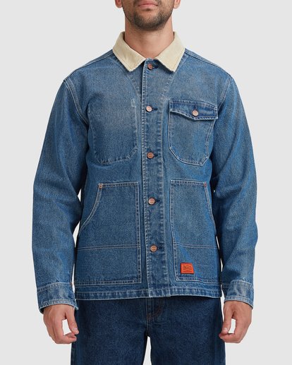 Rvca deals denim jacket