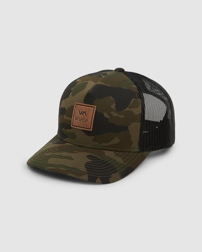 Rvca camo sales trucker hat