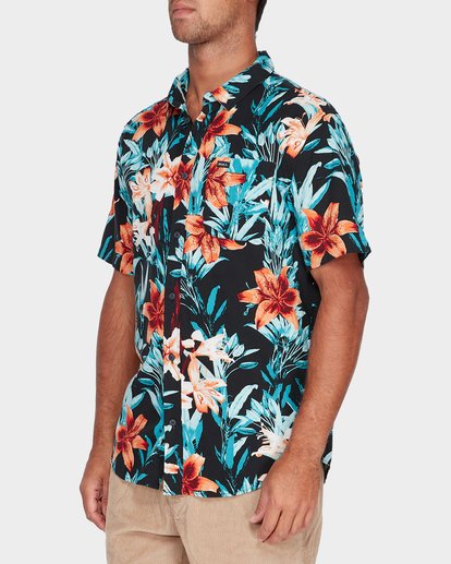 Montague Floral Short Sleeve Shirt | RVCA