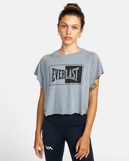 EVERLAST HEATHER RAGLAN | RVCA