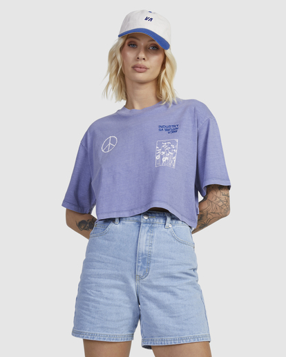 0 COCO DENIM SHORT Blue UVJDS00105 RVCA