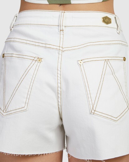 3 PACIFIC DENIM SHORT White UVJDS00109 RVCA