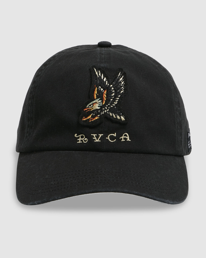2 KRAK EAGLE DAD CAP Black UVJHA00156 RVCA