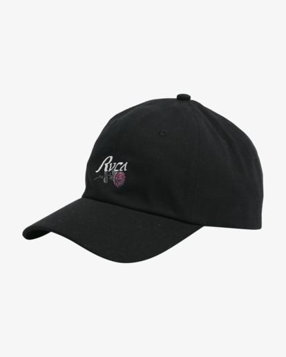 0 Roses Only Dad Cap Black UVJHA00166 RVCA