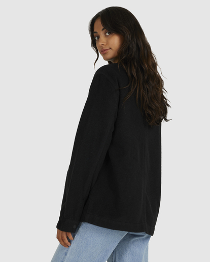 2 BRUSHED CHORELIST JACKET Black UVJJK00104 RVCA