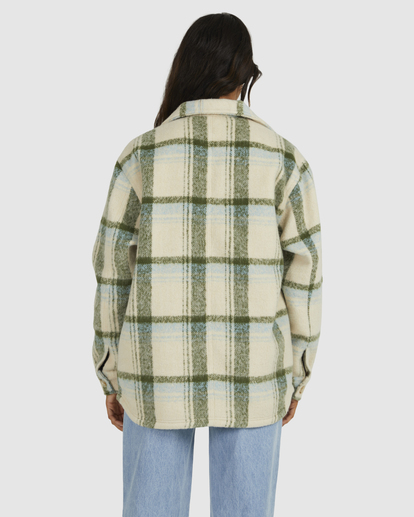 2 VALLEY PLAID SHACKET White UVJJK00122 RVCA