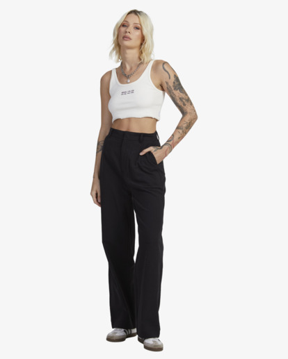 5 CIRCA CROPPED TANK White UVJKT00162 RVCA