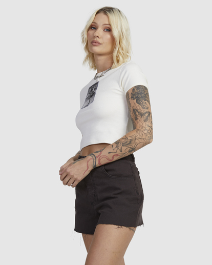 2 RECEPTION BABY T-SHIRT White UVJKT00165 RVCA