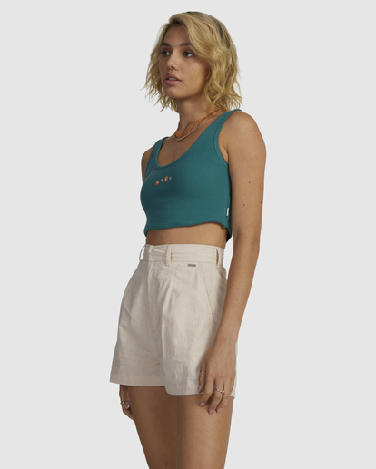 1 Hand Picked Scooped Tank Blue UVJKT00174 RVCA