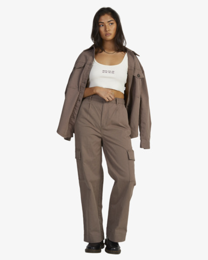 Grey cargo pants on sale womens