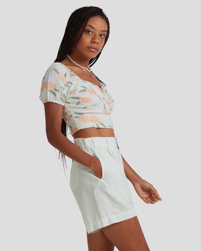 2 Yacht Club Short Shorts Green UVJNS00106 RVCA
