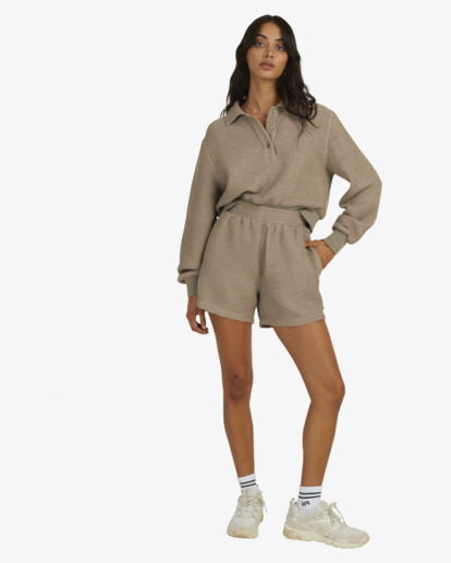 5 WAFFLE POPS SHORT Grey UVJNS00120 RVCA