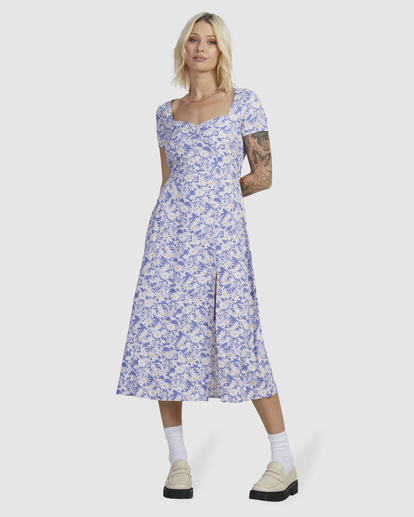 1 DAIS MIDI DRESS Purple UVJWD00169 RVCA