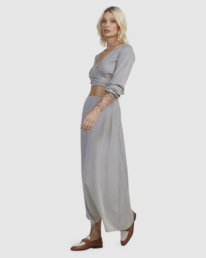 1 ECLIPSE JUNE MAXI SKIRT White UVJWK00122 RVCA